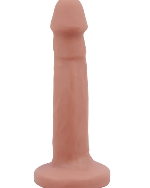 Eve's Allure Kıkırdaklı Gerçekçi Dildo – 18,5 cm Ten Rengi – Hissedilir Damarlı, Vantuzlu