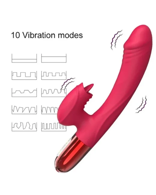 FoxShow LIVMAN FOX V2 Isıtmalı Titreşimli Vibratör – Silikon, Şarjlı