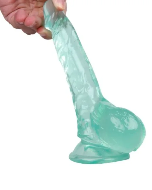 16,5 cm Yeşil Dildo – Medikal Silikon
