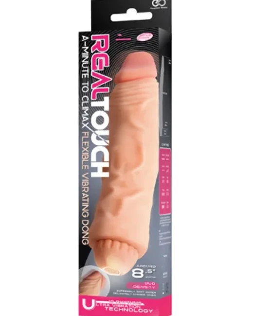 Real Touch Çift Katmanlı 21,5 cm Vibratör alternatif görünüm