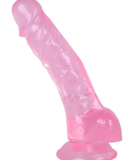 18,5 cm Pembe Dildo – Medikal Silikon – 3,8 cm Kalınlık