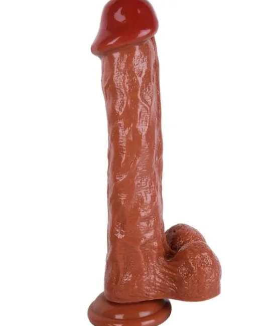 30 cm Kahverengi Dildo – Medikal Silikon – 765 g