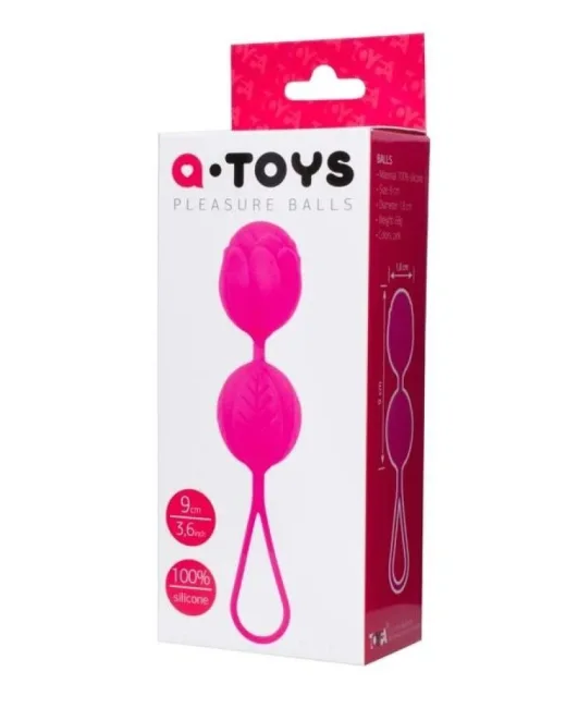 Flov vajinal Topları silikon pembe 15 cm