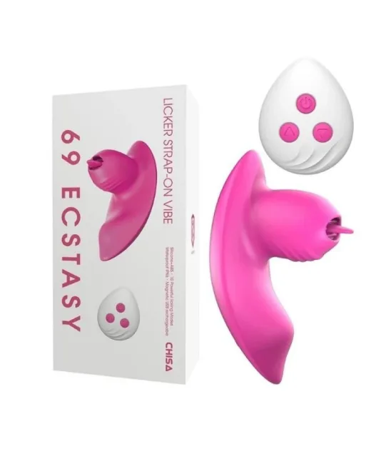 Chisa Licker Strapon Vibe – Silikon, Şarjlı alternatif görünüm