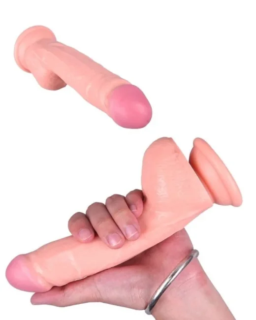 18,8 cm Realistik Dildo – Medikal Silikon