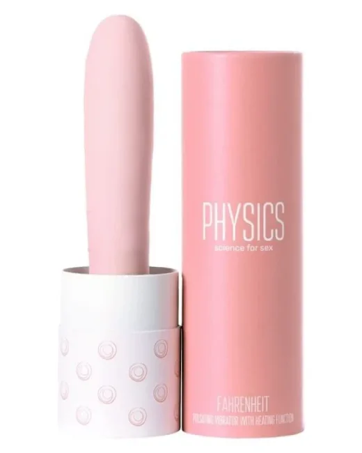 PHYSİCS FAHRENHEİT Titreşimli Isıtmalı Vibratör Pembe 19 cm – Silikon, Şarjlı