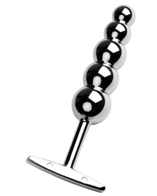 Anal Plug Metal gümüş 15,5 cm