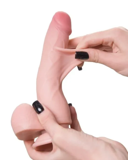 My Babe Kıkırdaklı Deri Katmanlı My Pretty 20 cm Dildo