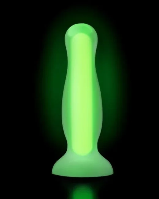 Beyond Victor Glow Karanlıkta Parlayan Anal Plug Silikon Şeffaf 10 cm