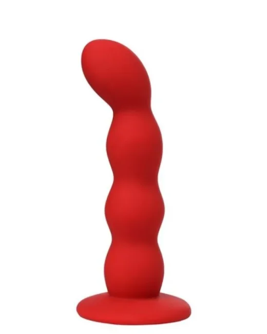 ToDo Favorite Anal Plug Silikon Kırmızı 13 cm 2,8 cm – Vantuzlu alternatif görünüm