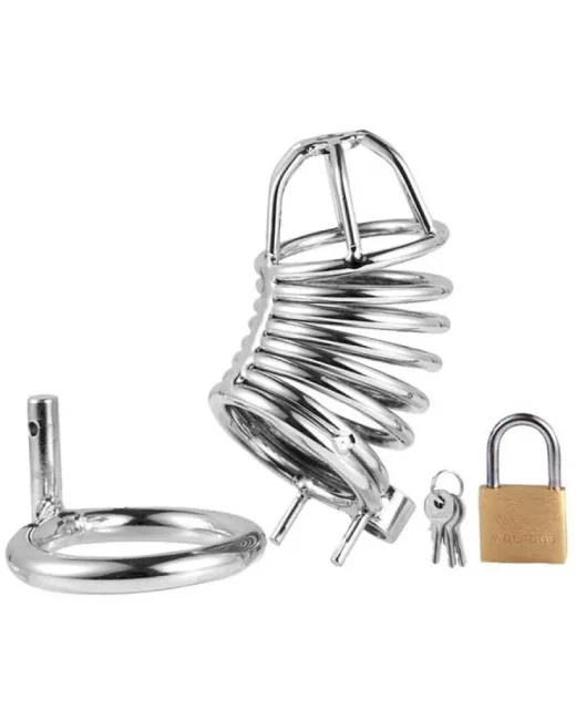 BDSM Paslanmaz Çelik Penis Kafesi – 193 g