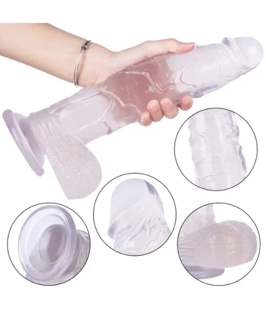 29,4 cm Beyaz Realistik Dildo – Medikal Silikon