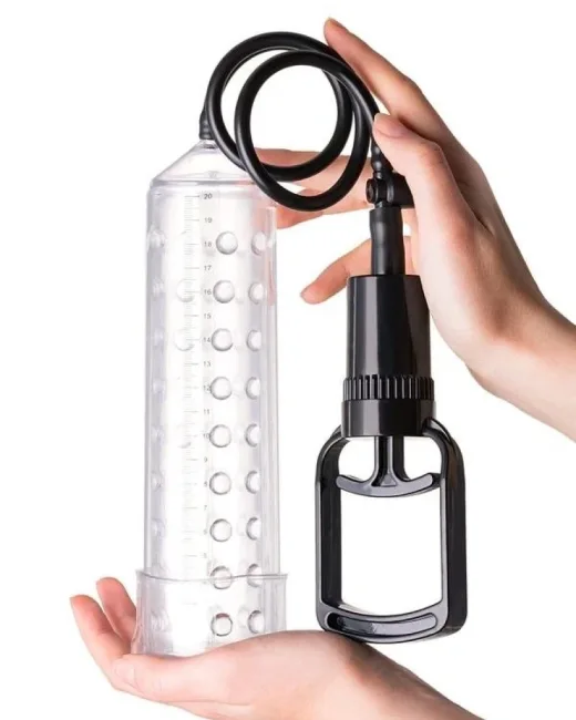 3 halkalı penis pompası TPE transparan 23,5 cm alternatif görünüm