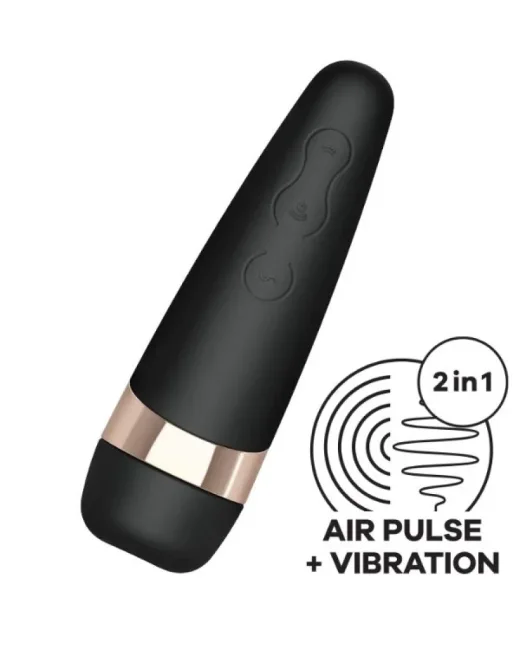 Satisfyer PRO 3 Vakum Dalgası Temassız Klitoral Vibratör – Silikon, Şarjlı