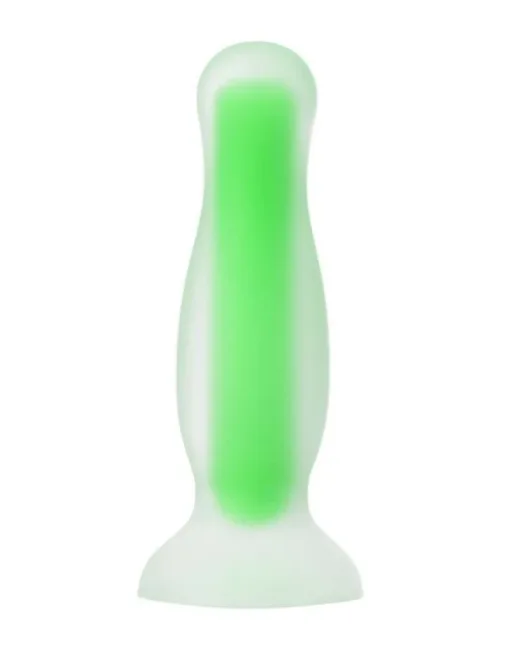 Beyond Victor Glow Karanlıkta Parlayan Anal Plug Silikon Şeffaf 10 cm
