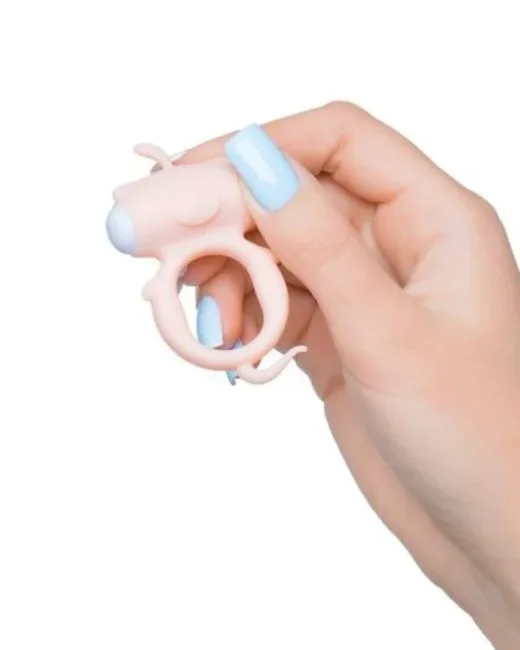 Kear Titreşimli Penis Halkası Silikon Pembe 2 cm