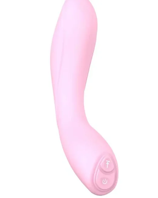 Xuanai Elbow Bükülebilir Eğik Şarjlı Vibratör – Pembe – Medikal Silikon