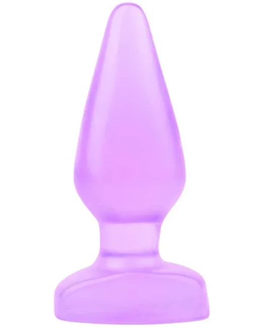Chisa Hi-Rubber Şeffaf Jel Mor Anal Plug 16 cm Chisa Hi-Rubber Şeffaf Jel Anal – Vantuzlu