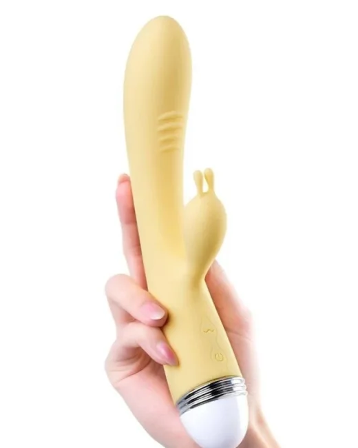 Flovetta Aster Klitoral Uyarıcı Vibratör Silikon Sarı 22 cm – Şarjlı