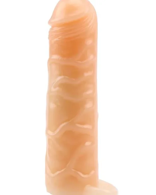 Perfact Sleeve Testis Halkalı Penis Kılıfı – Et Dokulu, Silikon