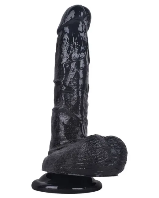 20,5 cm Siyah Dildo – Medikal Silikon
