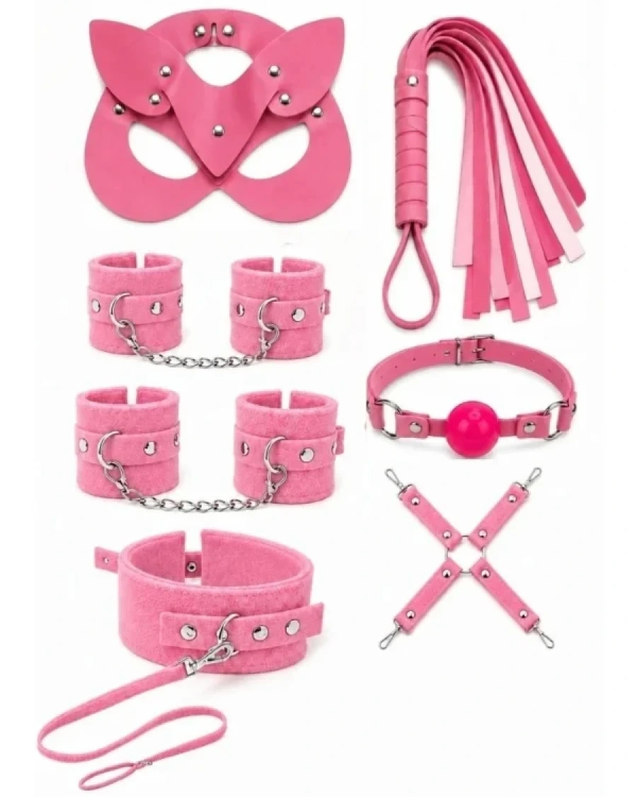 Pembe ye pembe kedi Kız 7 Parça Set