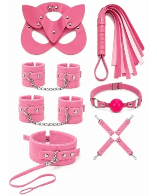 Pembe ye pembe kedi Kız 7 Parça Set
