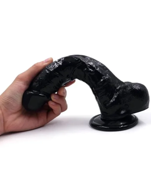 23 cm Siyah Dildo – Medikal Silikon