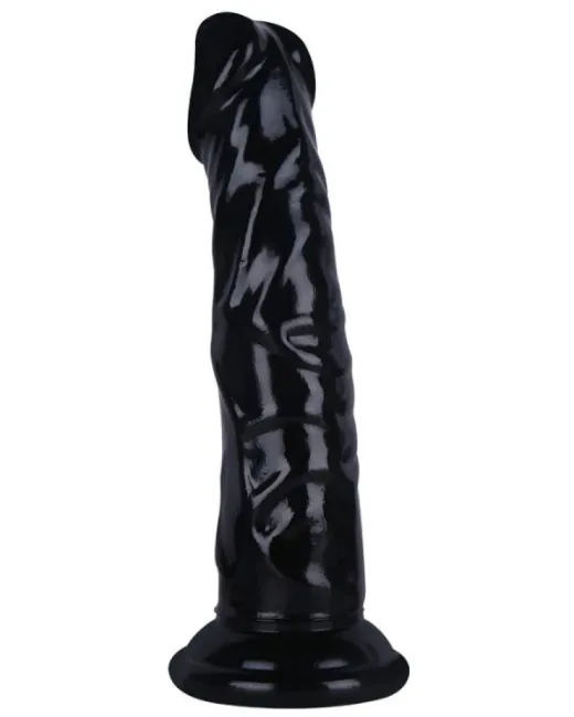 21 cm Siyah Dildo – Medikal Silikon – 4,5 cm Kalınlık alternatif görünüm