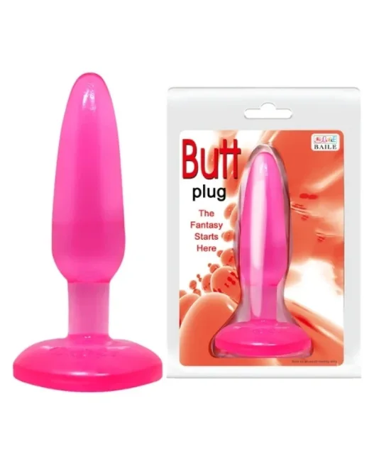 Pembe Butt Plug Anal Tıkaç – Vantuzlu
