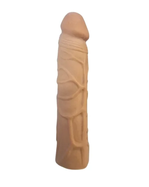 Gerçekçi Melez Penis Kılıfı Et Dokusunda 17 cm – Et Dokulu