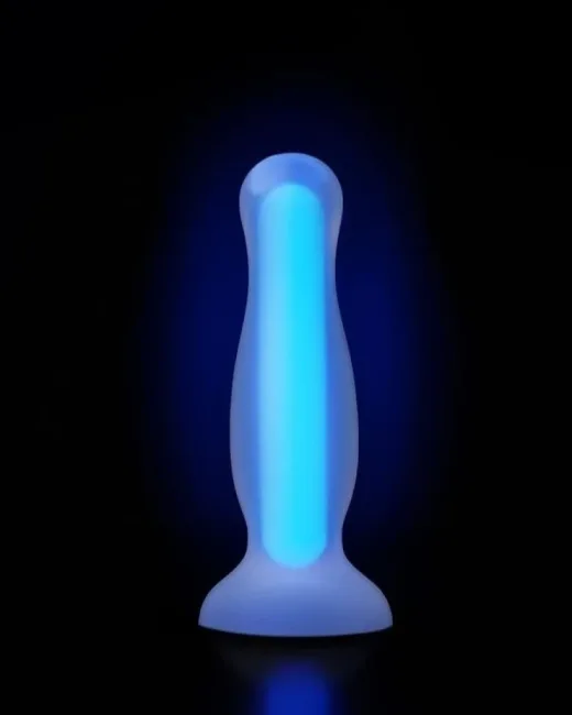 Beyond Kyle Glow Gece Parlayan Anal Plug, Silikon, Şeffaf, 10 cm alternatif görünüm