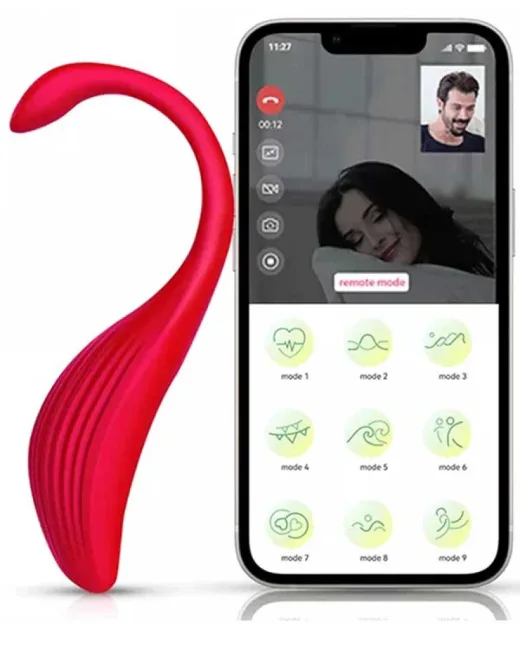 Telefon Kontrollü Flamingo Vibratör – Şarjlı, Uygulama Kontrollü
