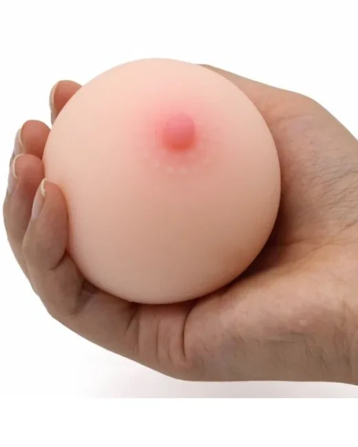 Anal Girişli Dolgulu Göğüs Mastürbatör – Silikon