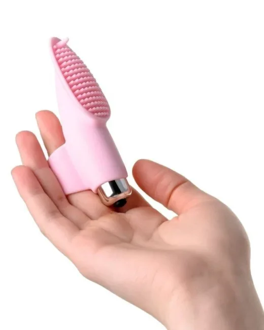 Jos Twity Parmak Vibratör silikon pembe 10,2 cm alternatif görünüm
