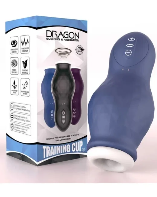 Dragon Sucking & Vibration Emişli Mastürbatör – Silikon, Şarjlı