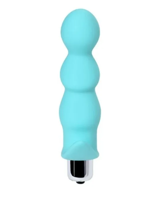 Bland Anal Vibratör Plug Mavi 12 cm – Silikon alternatif görünüm