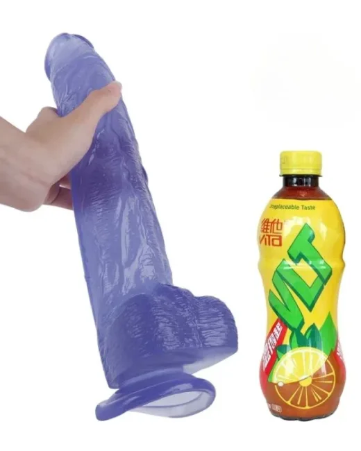 32 cm Mavi Dildo – Medikal Silikon