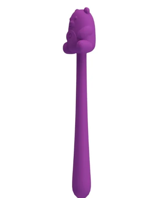 Cute Bear Flirting Stick Modern Vibratör – Silikon, Şarjlı