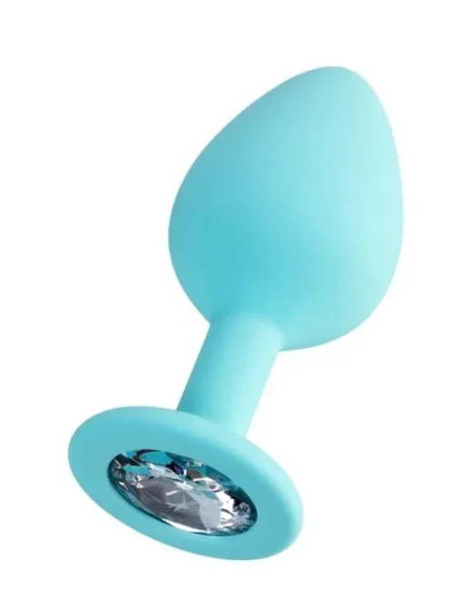 Brilliant Anal Plug Mavi 8 cm 50 g – Silikon