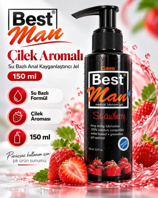 Su Bazlı Anal Kayganlaştırıcı Jel