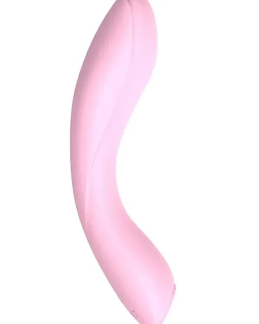 Xuanai Elbow Bükülebilir Eğik Şarjlı Vibratör – Pembe – Medikal Silikon