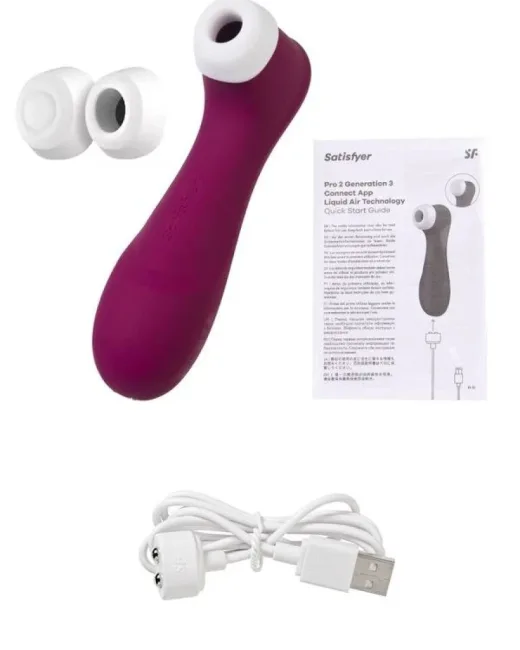 Satisfyer Pro 2 Generation 3 Telefon Kontrollü Vibratör – Silikon, Şarjlı