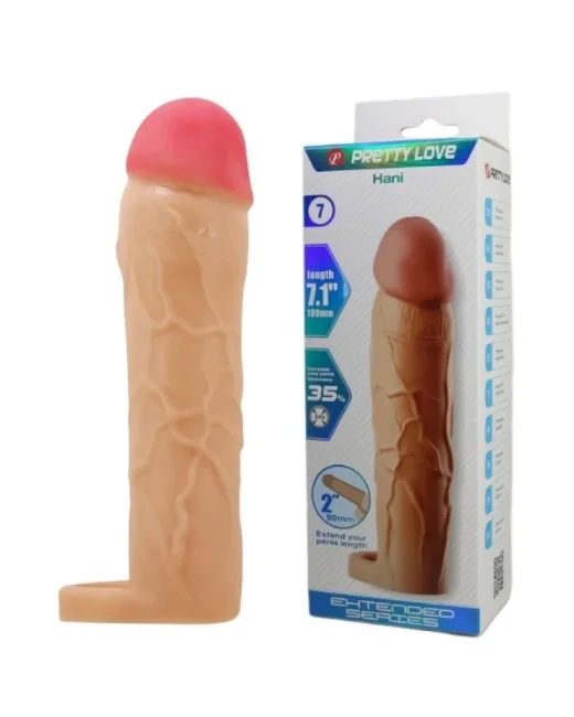 Hani Gerçek Hissiyatlı Uzatıcı Penis Kılıfı – Hissedilir Damarlı