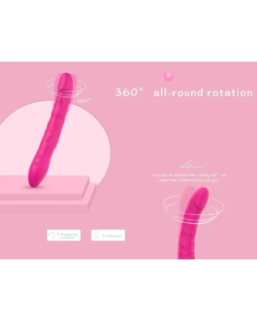 S-Hande King 2 Modern Vibratör Pembe – Medikal Silikon, Şarjlı