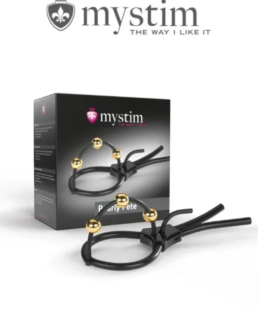 Mystim Pearly Pete Elektrik Penis Halkası – Medikal Silikon