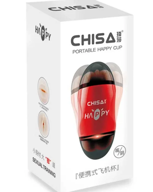 MX Happy Cup Oral Vajinal Çift Taraflı Mastürbatör – Medikal Silikon