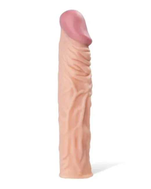 Penis Kılıfı Yumuşak Et Dokulu Ten Rengi 19,5 cm alternatif görünüm