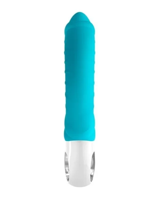 Fun Factory Tiger Mavi Vibratör 23 cm – Medikal Silikon, Şarjlı