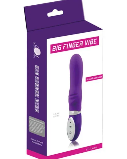 Big Finger 10 Hızlı Silikon Vibratör alternatif görünüm
